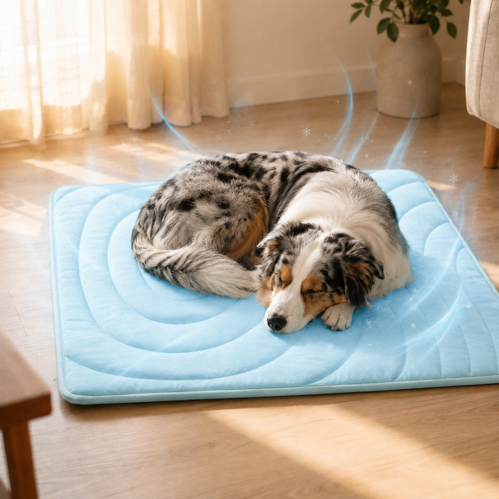 Frost Dog Cooling Mat — Arc-Chill Self-Cooling Pad