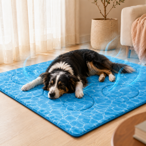 Flip Dog Cooling Mat — Reversible Cool & Cozy Dog Pad